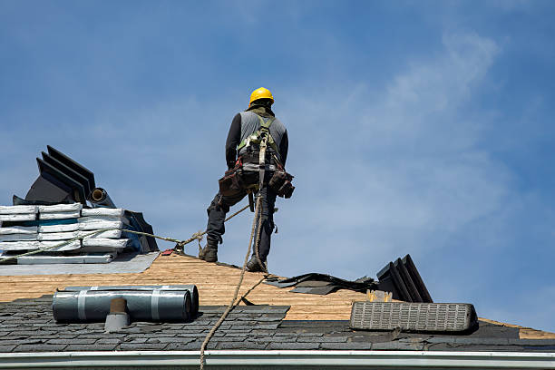 Professional Flat Roof Repair technician working in Menifee, CA